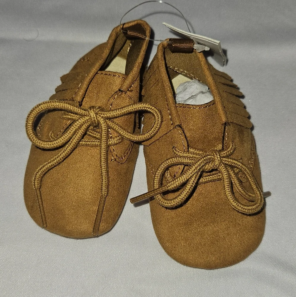 GAP Kids Moccasins with Fringe - Brown